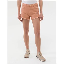 Kahverengi Rahat Kesim Jean Bermuda Şort