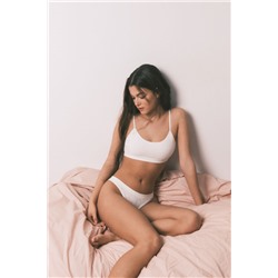 Sujetador top Seamless blanco floral