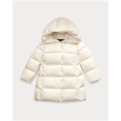 GIRLS 2-6X Quilted Down Long Coat