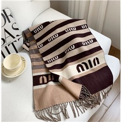 Шарф из искусственного кашемира в полоску