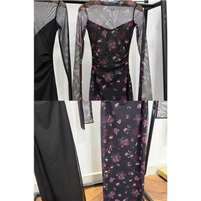 Облегающее женское платье сетка БЕРШК*А