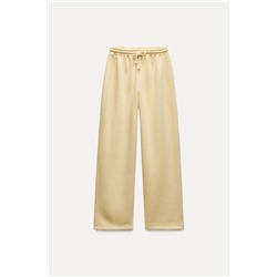 STRAIGHT PLUSH TROUSERS