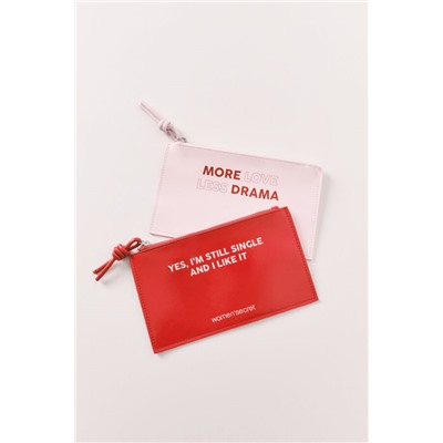 Mini monedero charol rojo