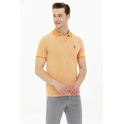 Erkek Turuncu Polo Yaka Tişört