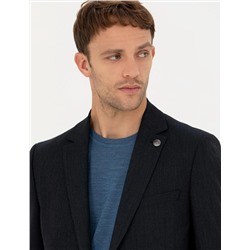 Lacivert Ekstra Slim Fit Blazer Ceket