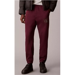 Fleece Layered Monogram Graphic Sweatpants