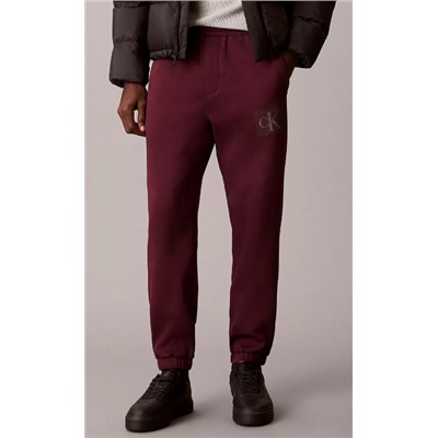 Fleece Layered Monogram Graphic Sweatpants