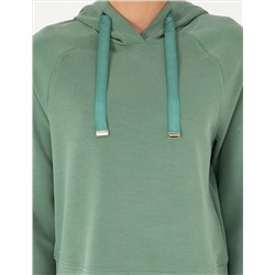 Yeşil Regular Fit Modal Kumaş Sweatshirt