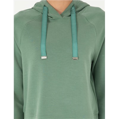 Yeşil Regular Fit Modal Kumaş Sweatshirt