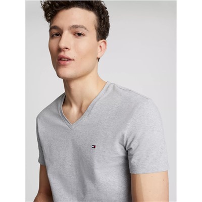 Slim Fit Solid V-Neck T-Shirt