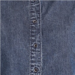 Damen Jeans-Bluse mit Kentkragen