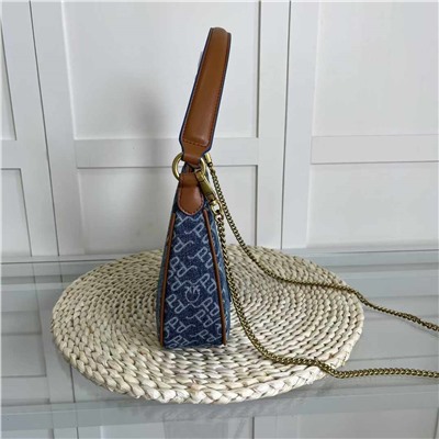 270PINKO новая женская джинсовая сумка через плечо с буквенным логотипом и цепочкой, версия с чипом, полная упаковка, размер: 24*14*7 распродажа