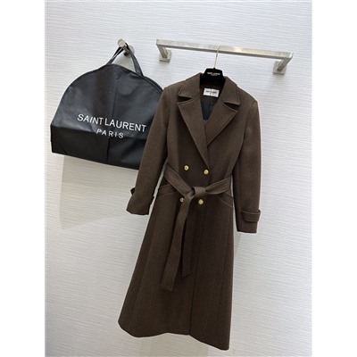 новое осенне-зимнее шерстяное пальто с узором "елочка", объемный силуэт, универсальная верхняя часть тела, не привередливая. Пальто, безусловно, отличная вещь для осени и зимы, она показывает темперамент и хорошо сочетается. Рекомендуется для ежедневных прогулок, повседневная и модная.Шерстяная ткань, изготовленная по индивидуальному заказу, теплая и удобная,  36/38/40/42 (размер 38, ширина плеч: 43, обхват груди: 96, длина: 121)