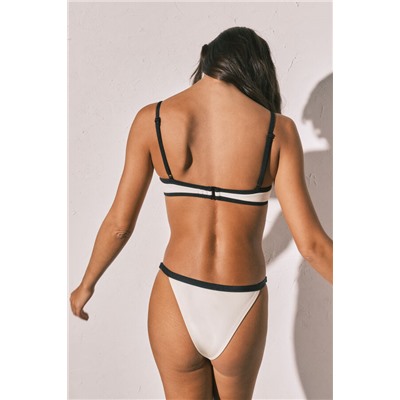 Braga bikini brasileña regulador blanca