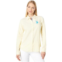 U.S. POLO ASSN. Long Sleeve Oxford Tonal Pony Shirt
