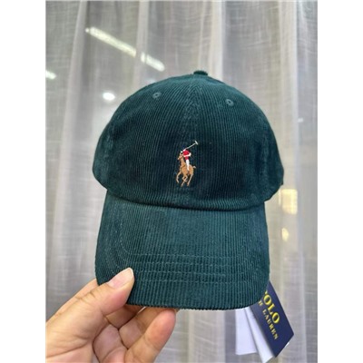 Вельветовая бейсболка унисекс   Pol*o Ralp*h Laure*n