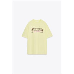 SLOGAN PRINT T-SHIRT