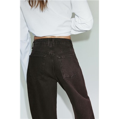 TRF BARREL HIGH-WAIST JEANS