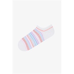 Penti Colorline 3lü Pembe Beyaz Sneaker Çorap