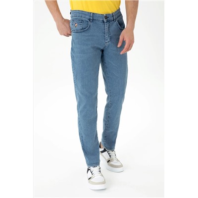 Erkek Koyu Mavi Jean Pantolon