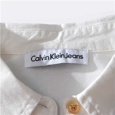 Женская рубашка из смесового хлопка и льна CALVIN KLEI*N ОРИГИНАЛ!