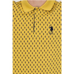 Erkek Safran Polo Yaka Tişört