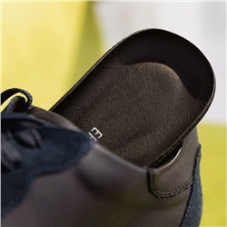 Кожаные мужские кроссовки сине-черного цвета, экспорт  (натуральная кожа)