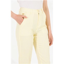 Kadın Neon Sarı Pantolon