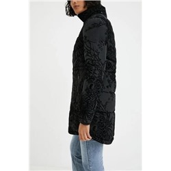 Chaqueta slim acolchada capucha