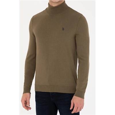 Erkek Haki Basic Kazak