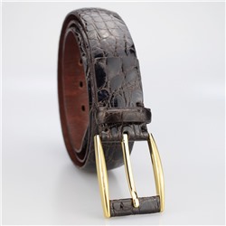 Ремень из кожи крокодила 35 мм