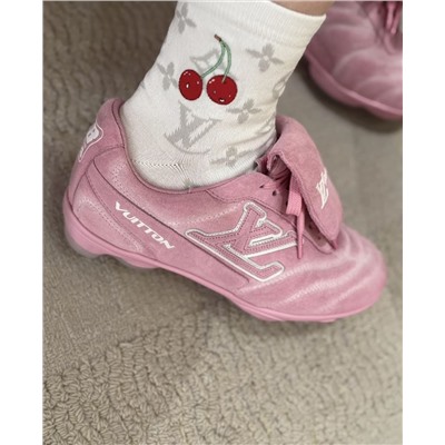 Набор стильных носков Loui*s Vuitto*n x Takash*i Murakam*i унисекс с вышивкой вишни