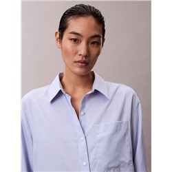 Tencel Roll Tab Button-Down Shirt