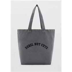 Bolso tote estampado