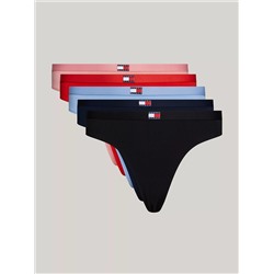 Tommy Jeans Flag Logo Thong 5-Pack