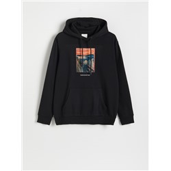 Hoodie mit großer Kapuze
