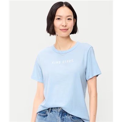 EveryWear Crew-Neck Graphic T-Shirt