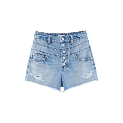 Short vaquero Azul