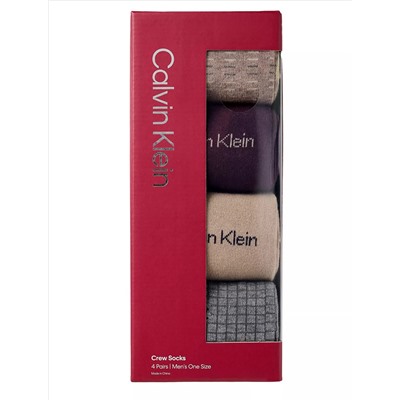 Combed Cotton 4-Pack Dress Socks