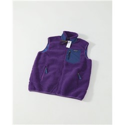 Лимитированный жилет из овечьего флиса с воротником-стойкой PATAGONI*A