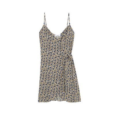 Vestido tirantes estampado sello
