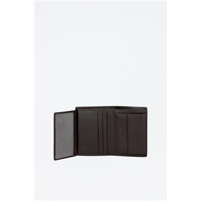 Cartera de piel Chief Marrón oscuro