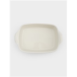 Форма для запекания, 29х22 см, керамика, прямоугольная, молочная, Baker