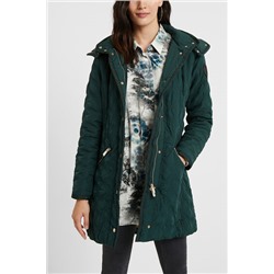 Abrigo acolchado capucha