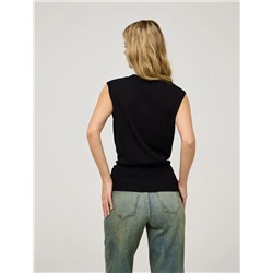 Черная блузка "Перекрут"