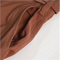 Повседневные брюки с высокой талией и широкими штанинами