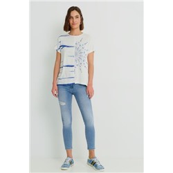 Camiseta manga corta mandala