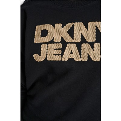STACKED BASKETWEAVE LOGO SWEATSHIRT