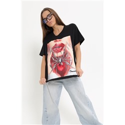 Футболка с принтом (паук)