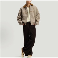 Замшевая куртка-бомбер АДИДА*С